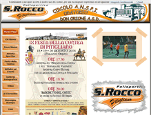 Tablet Screenshot of polisportivasanrocco.org